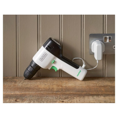 Perceuse sans fil BLACK + DECKER, 12 V 1.5 Ah, 1 batterie REVDD12C-QW