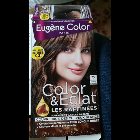 Coloration cheveux N°72 Marron Cannelle - EUGENE COLOR - 14B21035477