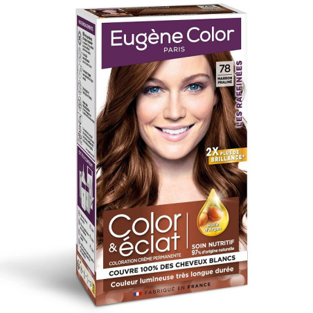 Coloration cheveux  N°78 Marron Praline - EUGENE COLOR - 14B21035475