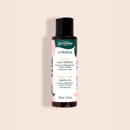 Huile de karité 100% pure Be Nature 100mL - ACTIVILONG - 21C00003661L