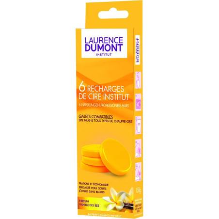 6 Recharges de cire Institut vanille - LAURENCE DUMONT - 18Z00186381