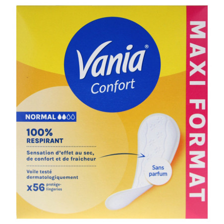Protèges slips confort sans parfum x56 - VANIA - VANPSCF56