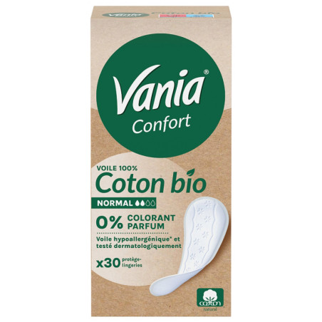 Protèges slips confort bio x30 - VANIA - VANPSBIO30