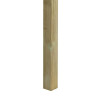 Poteau bois naturel H.240x l.7 x P.7 cm
