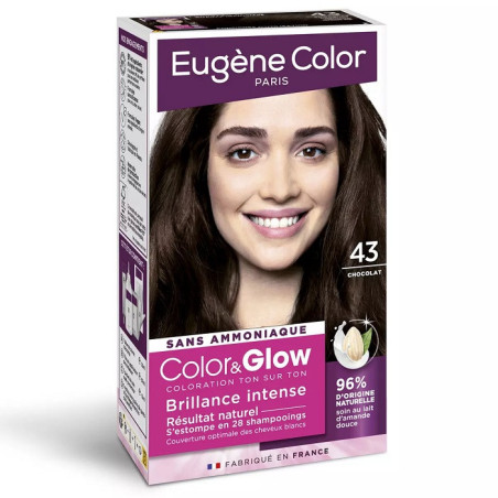 Coloration cheveux N°43 Chocolat Color&Glow - EUGENE COLOR - 14B00001607