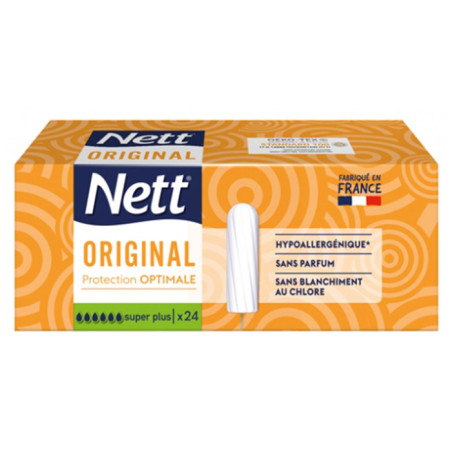Tampons hygiéniques Original Super Plus x24 - NETT - NETORSUP+24