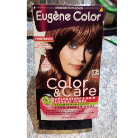 Coloration cheveux N°6.35 Caramel Color & Care - EUGENE COLOR - 14B00166283