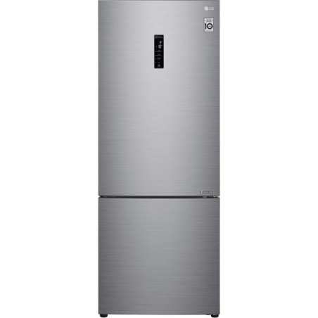 Réfrigérateur combiné Total No Frost 462L Gris Platinium - LG - GBB566PZHZN