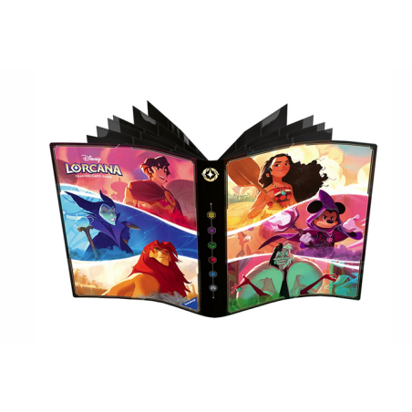 Cahier range-cartes A4 Disney Lorcana Portfolio - RAVENSBURGER