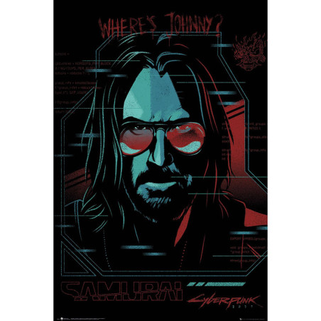 Poster maxi Cyberpunk Ghost in the Machine 91.5x61cm - GB EYE