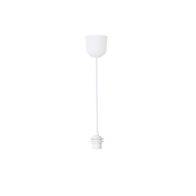 Monture 1 x E27 en plastique July diam. 9.5 cm blanc