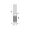 Pipe de wc extensible souple, WIRQUIN, diam. 10 cm