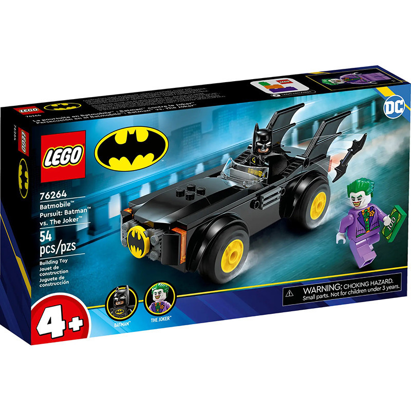 La poursuite du Joker en Batmobile LEGO - Dès 4 ans