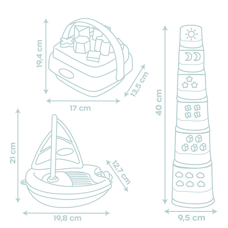 Coffret éveil et bain Little SMOBY - Dès 1 an