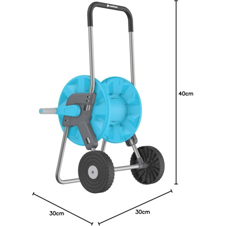 Chariot dévidoir AluPlus Bleu 45 mètres