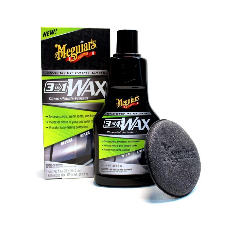 Cire lustrante 3 en 1 473 ml - MEGUIARS - G191016EU