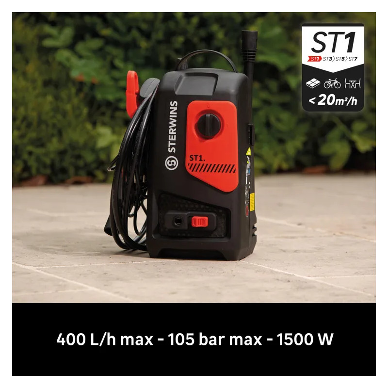 Nettoyeur haute pression électrique ST1 1500W 105 bar(s)