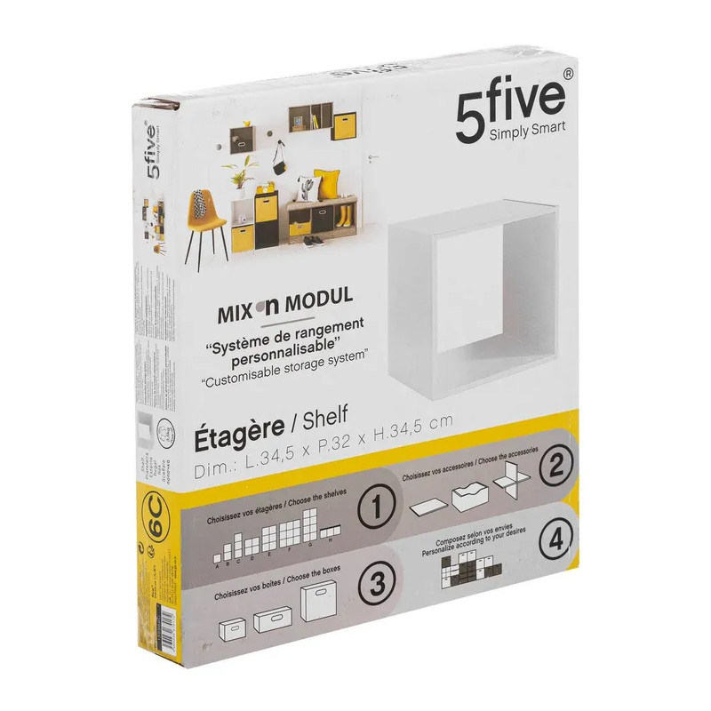 Etagère 1 case MIX N MODUL blanc