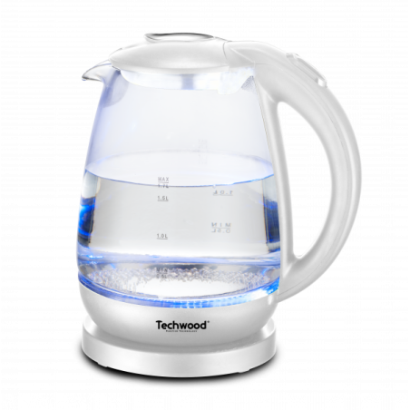 Bouilloire en verre 2200W 1.7L - TECHWOOD - CAFTB1701VTECH