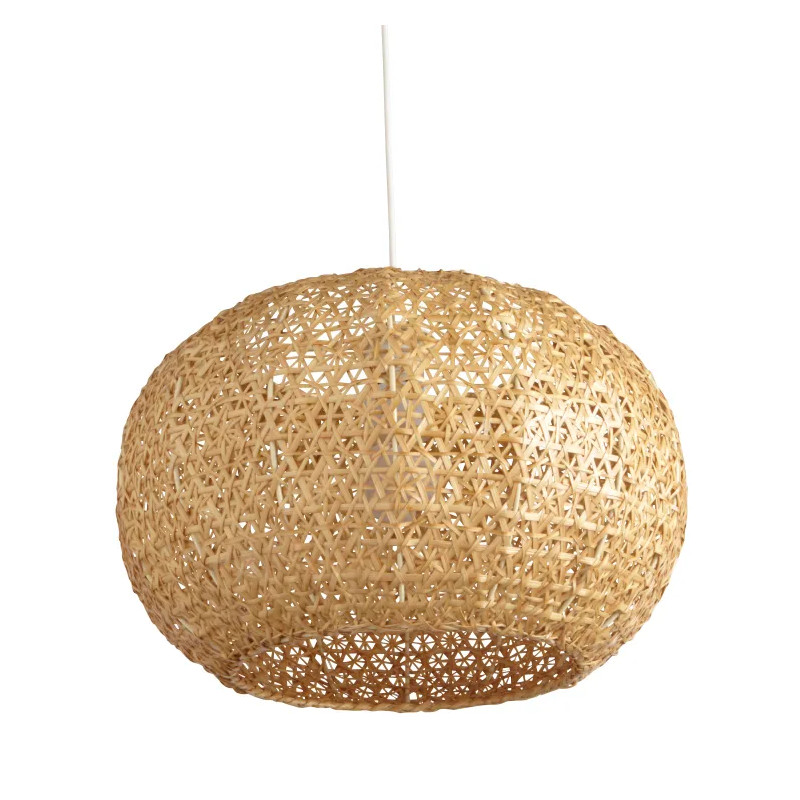 Suspension bord de mer Hana en bambou naturel E27 60W