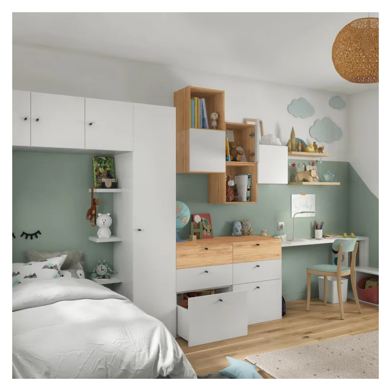 Suspension bord de mer Hana en bambou naturel E27 60W