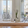 Fauteuil de jardin cocoon blanc
