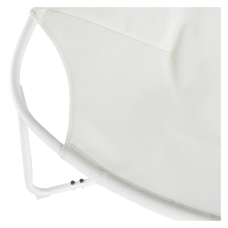 Fauteuil de jardin cocoon blanc