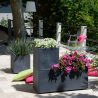 Jardinière Volcania 98L gris anthracite