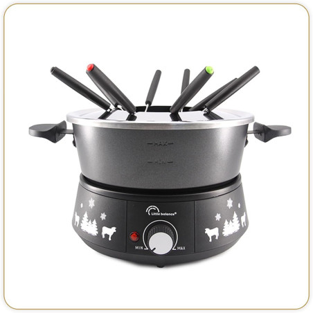 Appareil à fondue Black 8 Meuuuh Noir - LITTLE BALANCE - LB8690