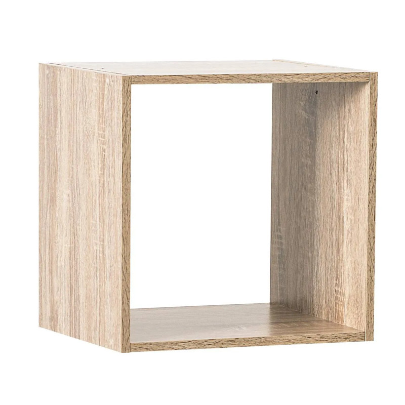 Étagère bois 1case mix bois naturel
