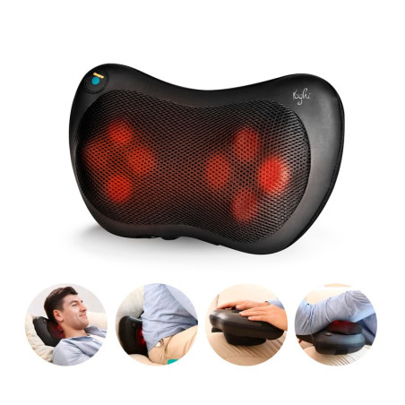 Coussin de massage Shiatsu Mass Pillow Noir - YOGHI - MASPILLOWBLK