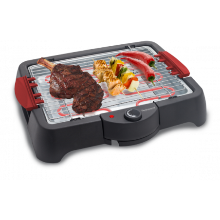 Barbecue de table 2000W Noir - TECHWOOD - CUISTBQ2035TECH