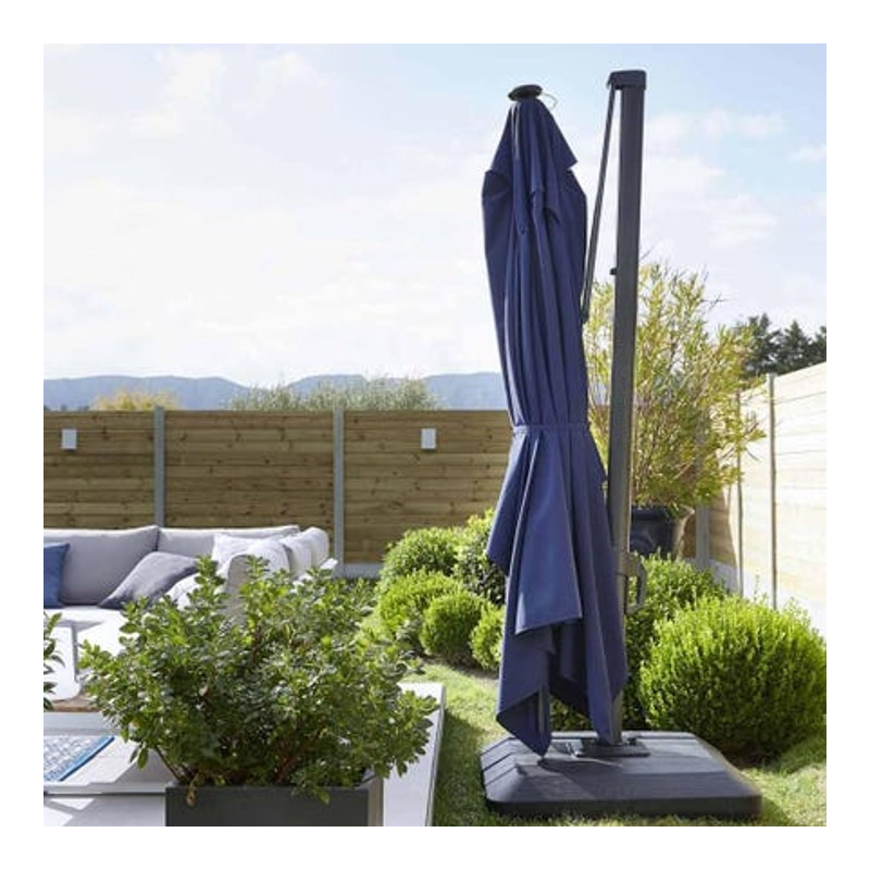 PARASOL SONORA ANTH BLEU 4X3