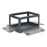 Boîte de rangement pliable en plastique empilable