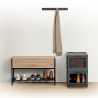Boîte de rangement pliable en plastique empilable