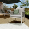 Salon de jardin - HYDRA NATERIAL - Beige - 4 personnes