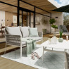 Salon de jardin - HYDRA NATERIAL - Beige - 4 personnes