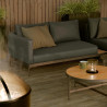 Salon de jardin - OLYROS NATERIAL - Gris foncé - 4 personnes