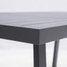 Salon d'angle en aluminium anthracite NAXOS II 10 personnes