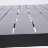 Salon d'angle en aluminium anthracite NAXOS II 10 personnes