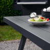 Salon d'angle en aluminium anthracite NAXOS II 10 personnes