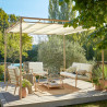 Salon de jardin - BAMBOO NATERIAL - Beige - 4 personnes