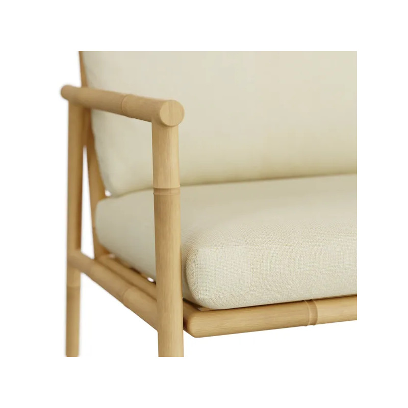 Salon de jardin - BAMBOO NATERIAL - Beige - 4 personnes