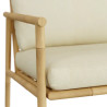 Salon de jardin - BAMBOO NATERIAL - Beige - 4 personnes
