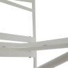 Salon de jardin - SIGMA NATERIAL - Blanc - 4 personnes