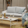 Salon de jardin - SIGMA NATERIAL - Blanc - 4 personnes