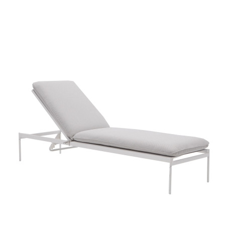 Bain de soleil en acier blanc SIGMA