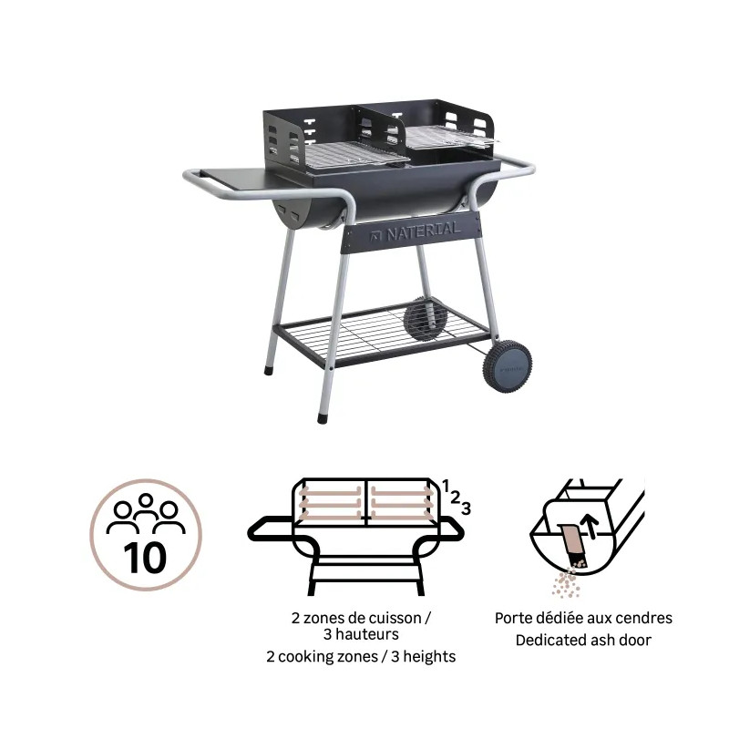 Barbecue charbon de bois ICARUS ALPHA 2