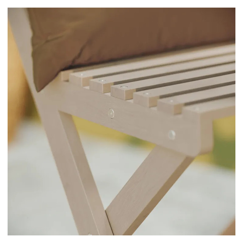 Set pour balcon table et 2 chaises en acacia SOLIS II
