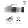 Meuble évier pour cuisine extérieure en acier inoxydable Ilo